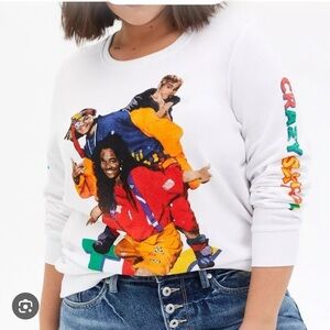 TLC Graphic Fleece Pullover Sweatshirt Size 6